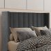 Cabeceira Queen 158 cm Barcell Veludo Preto Soon