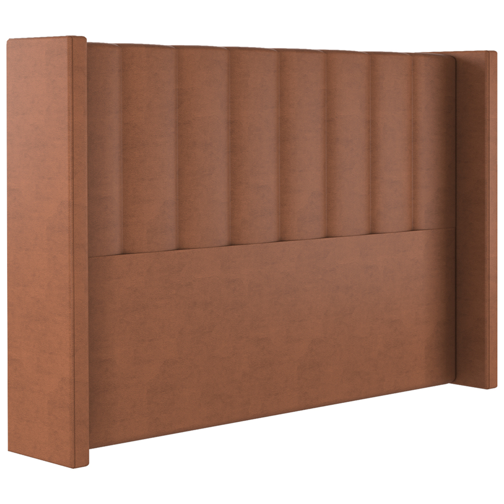 Cabeceira Queen 158 cm Barcell Veludo Terracota Soon