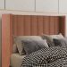 Cabeceira Queen 158 cm Barcell Veludo Terracota Soon