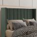 Cabeceira Queen 158 cm Barcell Veludo Verde Soon
