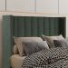 Cabeceira Queen 158 cm Barcell Veludo Verde Soon