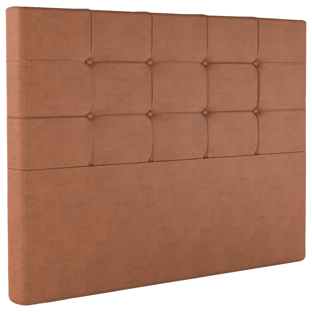 Cabeceira Queen 158 cm Berlin Veludo Terracota Soon