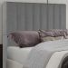 Cabeceira Queen 158 cm Dubai Veludo Cinza Soon