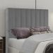 Cabeceira Queen 158 cm Dubai Veludo Cinza Soon
