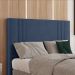Cabeceira Queen 158 cm London Veludo Azul Soon