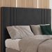 Cabeceira Queen 158 cm London Veludo Preto Soon