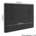 Cabeceira Queen 158 cm London Veludo Preto Soon