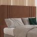 Cabeceira Queen 158 cm London Veludo Terracota Soon