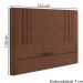 Cabeceira Queen 158 cm London Veludo Terracota Soon