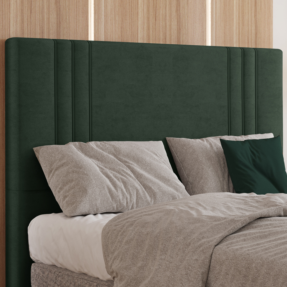 Cabeceira Queen 158 cm London Veludo Verde Soon