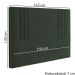 Cabeceira Queen 158 cm London Veludo Verde Soon