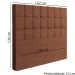 Cabeceira Queen 158 cm Lots Veludo Terracota Soon
