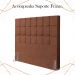 Cabeceira Queen 158 cm Lots Veludo Terracota Soon