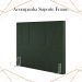Cabeceira Queen 158 cm Madrid Veludo Verde Soon