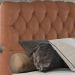 Cabeceira Queen 158 cm Milan Veludo Terracota Soon