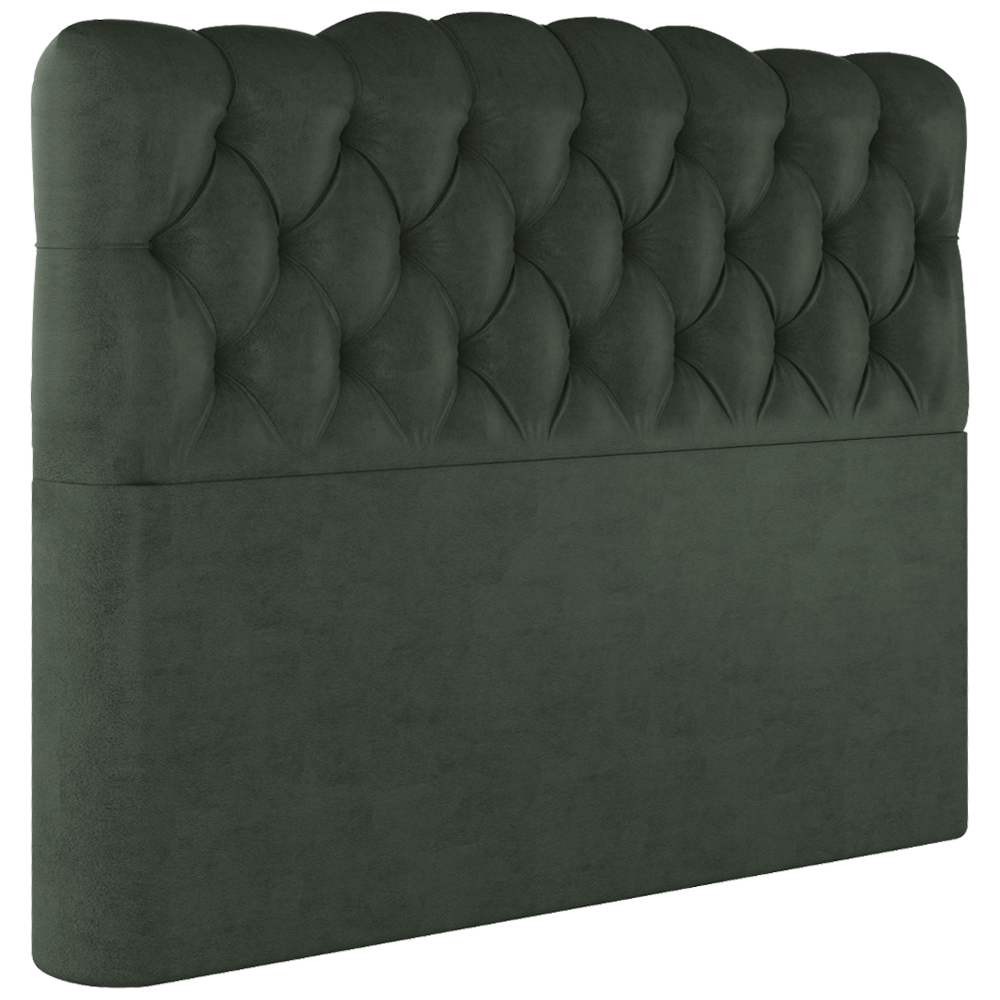 Cabeceira Queen 158 cm Milan Veludo Verde Soon