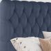 Cabeceira Queen 158 cm Vegas Veludo Azul Soon