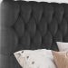 Cabeceira Queen 158 cm Vegas Veludo Preto Soon