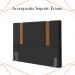 Cabeceira Queen 158 cm Veron Veludo Preto Soon
