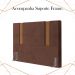 Cabeceira Queen 158 cm Veron Veludo Terracota Soon