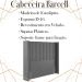 Cabeceira Solteiro 88 cm Barcell Veludo Cinza Soon