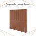 Cabeceira Solteiro 88 cm Dubai Veludo Terracota Soon