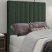 Cabeceira Solteiro 88 cm Dubai Veludo Verde Soon