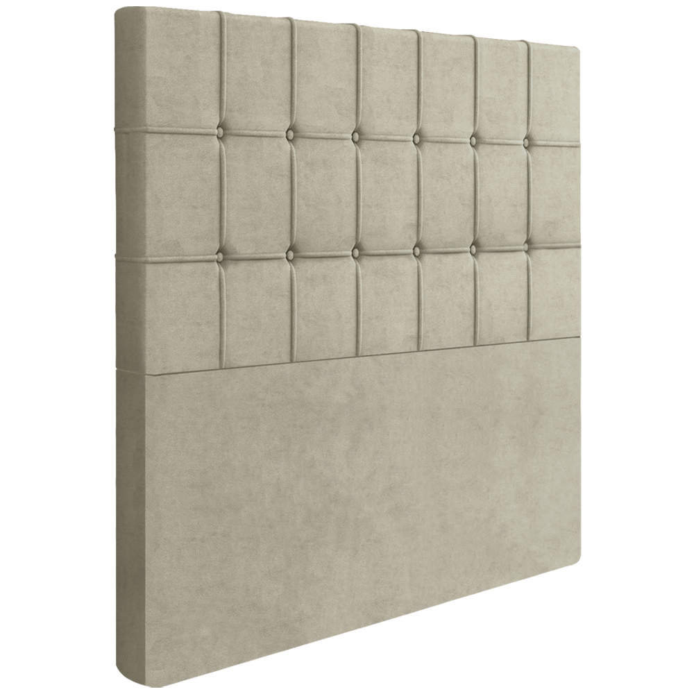 Cabeceira Solteiro 88 cm Lots Veludo Bege Soon