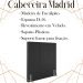 Cabeceira Solteiro 88 cm Madrid Veludo Preto Soon
