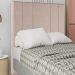 Cabeceira Solteiro 88 cm Madrid Veludo Rose Soon