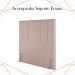 Cabeceira Solteiro 88 cm Madrid Veludo Rose Soon