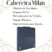 Cabeceira Solteiro 88 cm Milan Veludo Azul Soon
