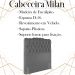 Cabeceira Solteiro 88 cm Milan Veludo Cinza Soon