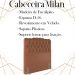 Cabeceira Solteiro 88 cm Milan Veludo Terracota Soon