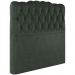 Cabeceira Solteiro 88 cm Milan Veludo Verde Soon