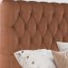Cabeceira Solteiro 88 cm Vegas Veludo Terracota Soon
