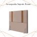 Cabeceira Solteiro 88 cm Veron Veludo Rose Soon