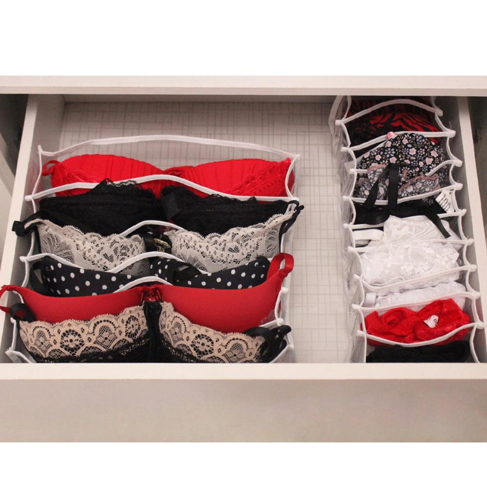 Kit 3 Colmeias Organizadoras De Sutiãs Com 6 Divisórias Organizador De Gaveta Closet