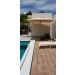 Ombrelone de Madeira Parede 3x3m Lateral Quadrado