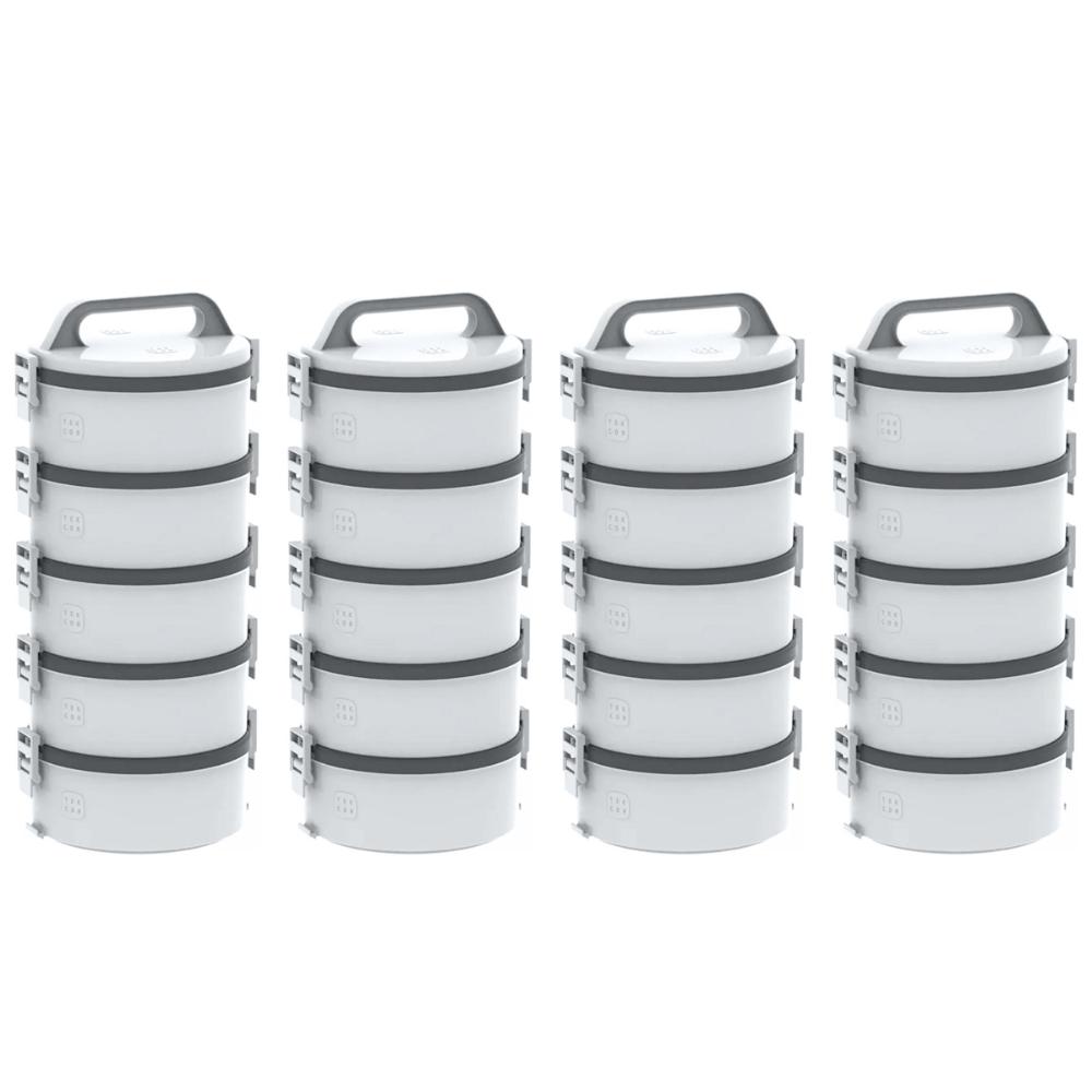 Conjunto 20 Marmitas Térmicas Marmitex Termoprato Tekcor 1,5