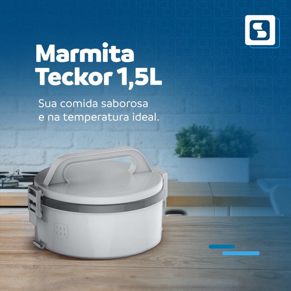 Conjunto 20 Marmitas Térmicas Marmitex Termoprato Tekcor 1,5