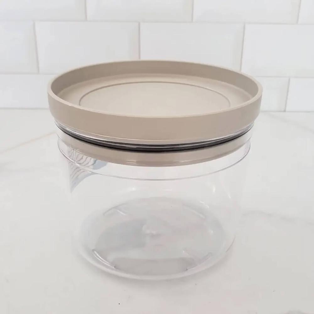 Conjunto 4 Potes Herméticos 1L Porta Mantimentos com Tampa P