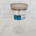 Kit 2 Potes Herméticos Soprano 2,1L Porta Mantimentos Plástico com Tampa Redondas Cinza