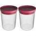 Kit 2 Potes Herméticos Soprano Porta Mantimentos 1,6L Transp