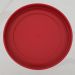 Kit 3 Potes Herméticos Soprano Grandes 2,1l Alimentos Transparente Tampa Plástico Vermelho