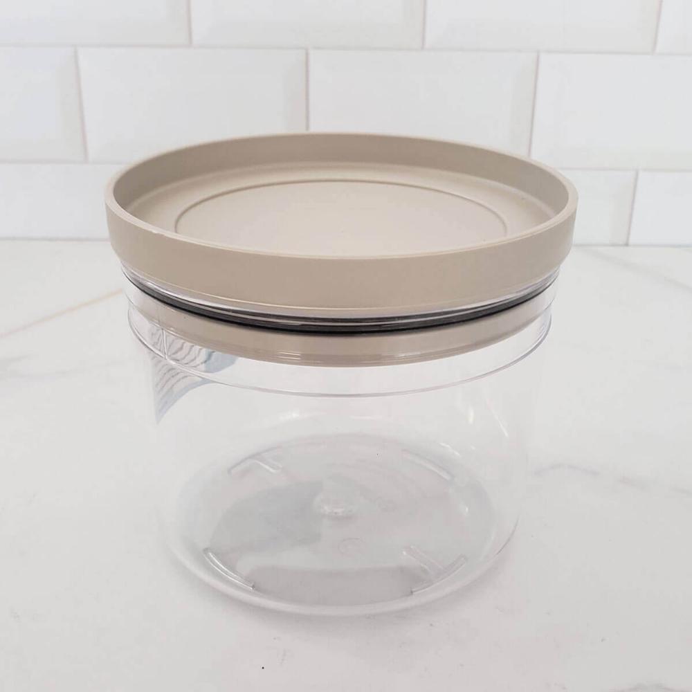 Kit 4 Potes Herméticos Porta Mantimentos 1 Litro Plástico co