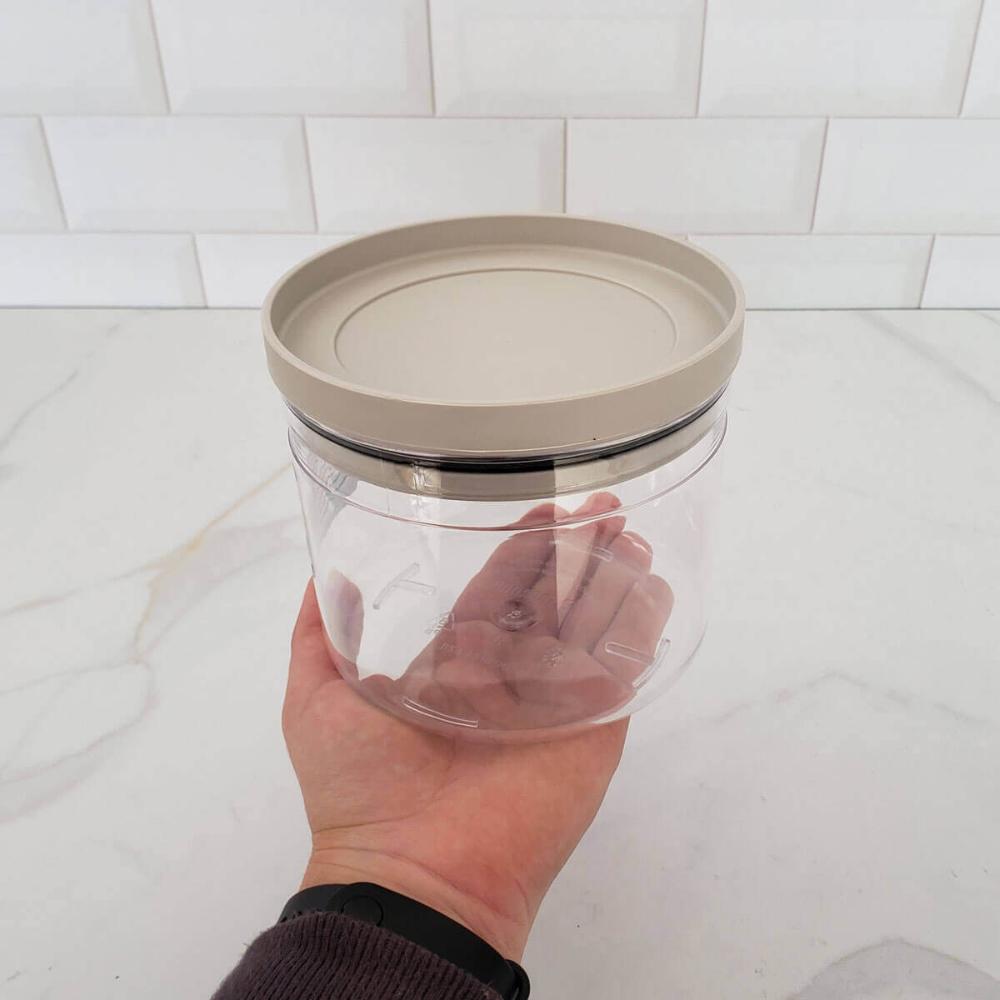 Kit 4 Potes Herméticos Porta Mantimentos 1 Litro Plástico co