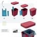 Lixeira de Banheiro 5L Basurero com Porta Saco Tampa Open Stop Soprano Rosa