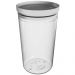 Pote Hermético Soprano Plástico com Tampa 2,1 Litros Redondo