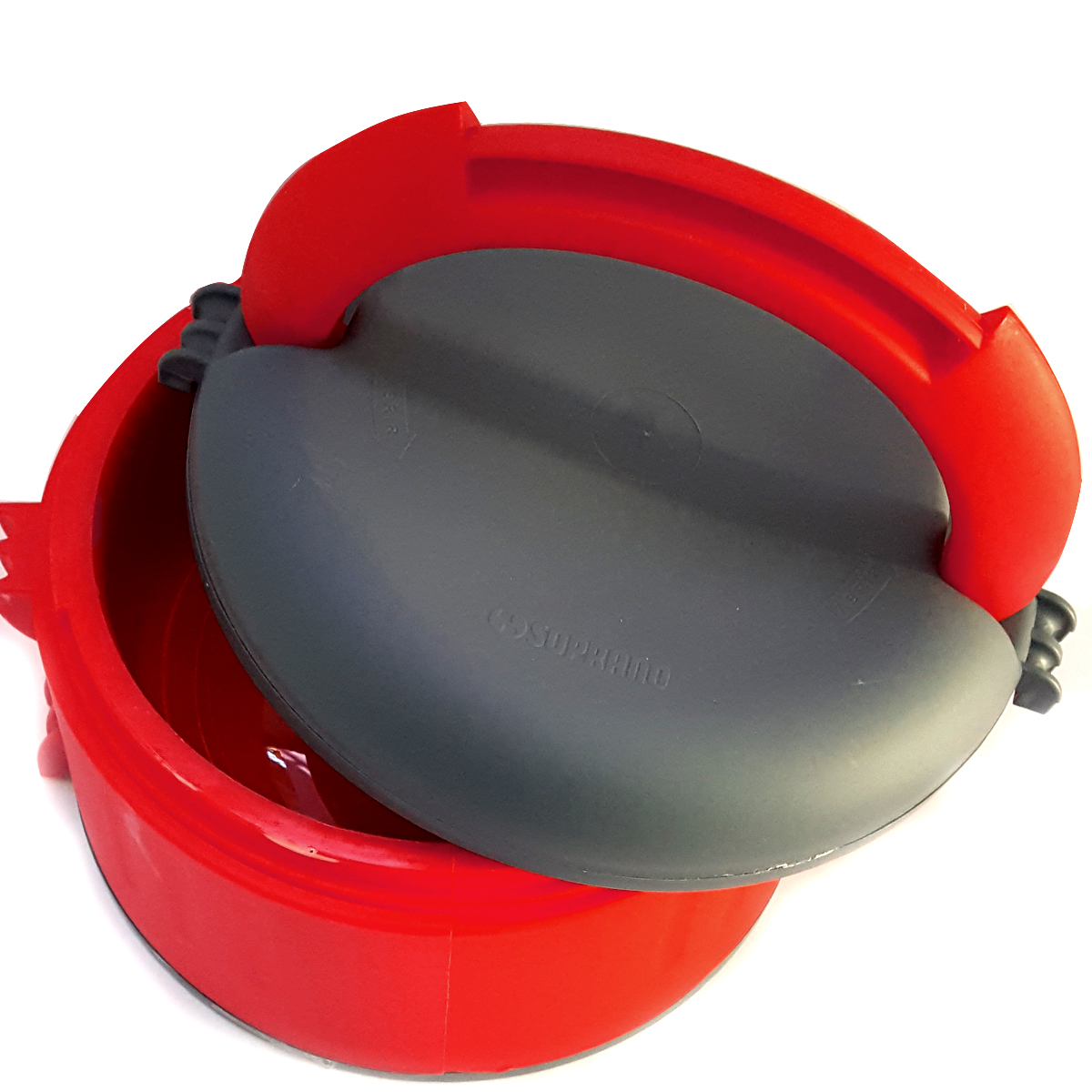 Termoprato Plus 1,5 Litros Soprano Marmita Térmica com Alça Vermelho